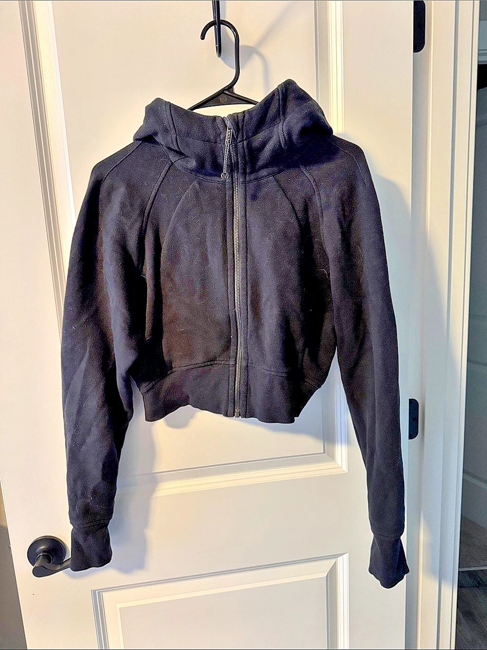 lululemon Black Cropped Scuba Size 10